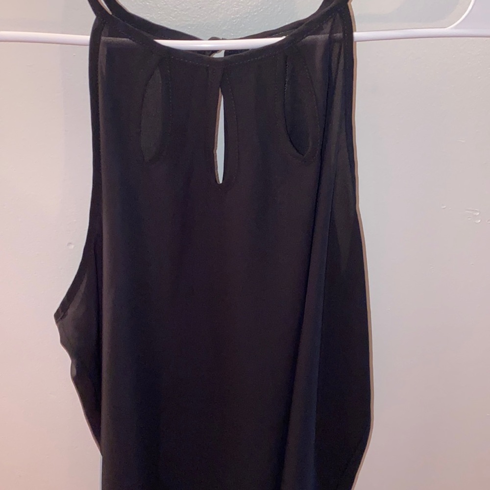 Black tank top